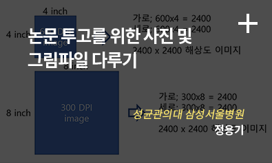 논문 투고를 위한 사진 및 그림파일 다루기 / 성균관의대 삼성서울병원 / 정용기