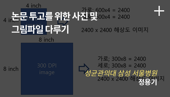 논문 투고를 위한 사진 및 그림파일 다루기 / 성균관의대 삼성서울병원 / 정용기